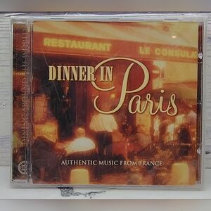 Free w/ Purchase Dinner in Paris Music CD Home Dining  Party